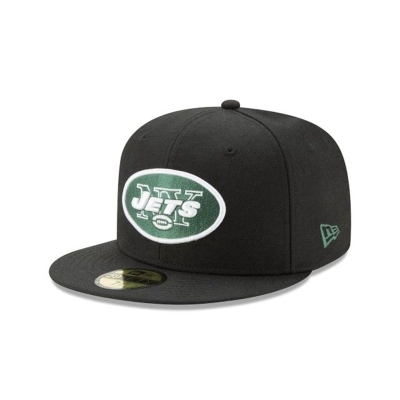 New York Jets Gorra | New Era NFL 59fifty Fitted Cap Mexico - Negros